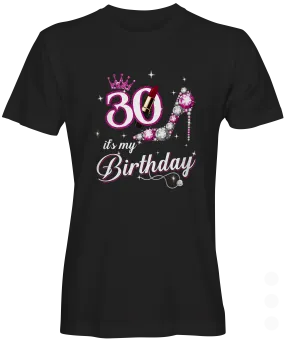 30th Birthday Ladies Graphic T-shirt