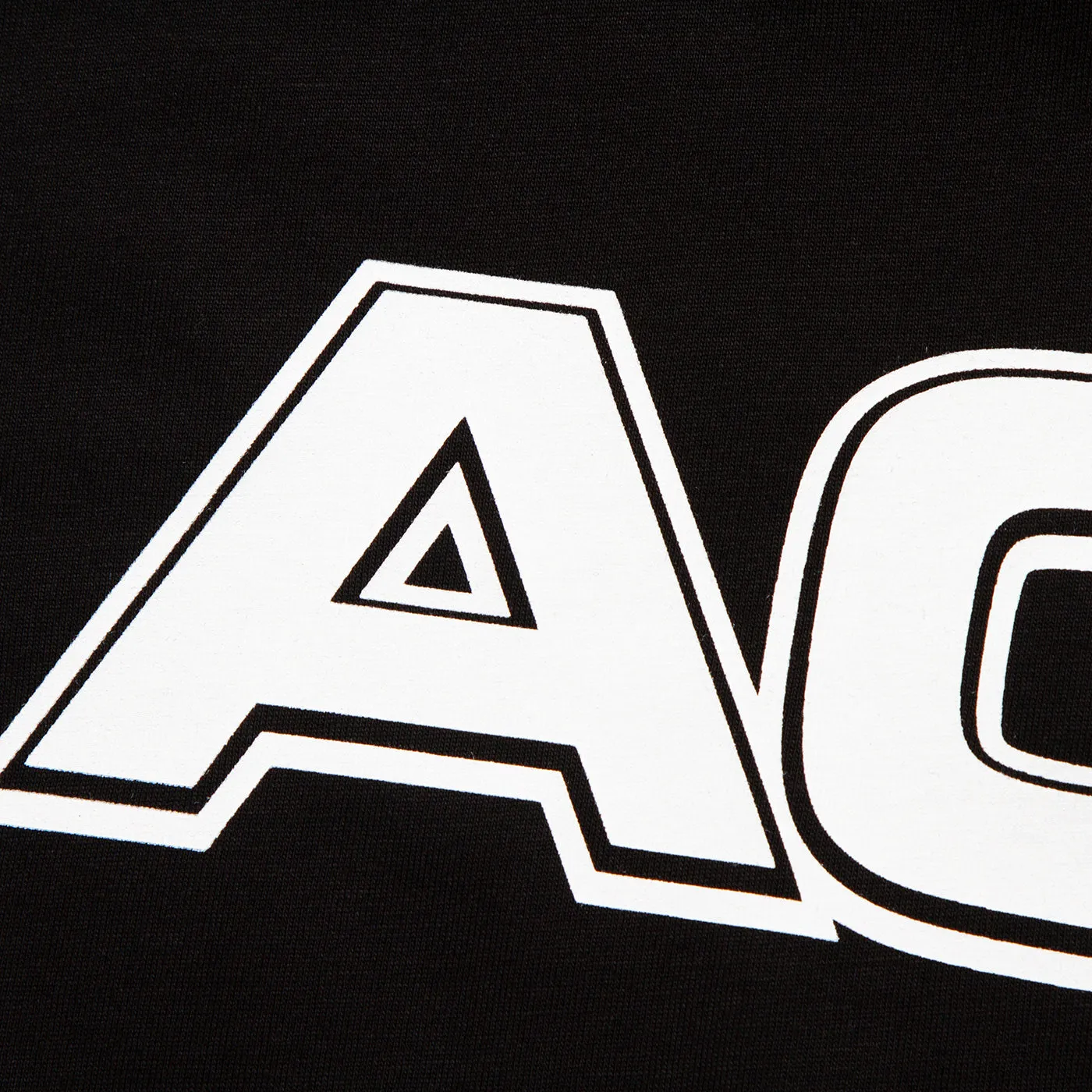 Acid Moto Front Print - Tshirt - Black