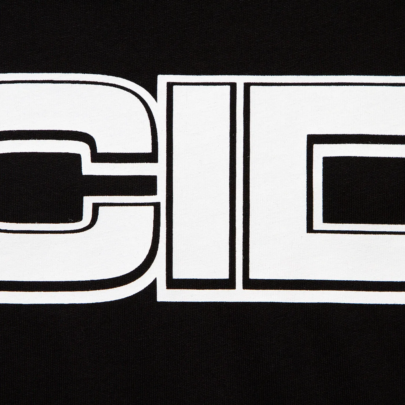 Acid Moto Front Print - Tshirt - Black