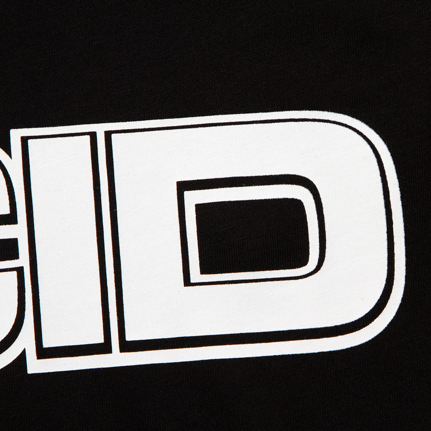 Acid Moto Front Print - Tshirt - Black
