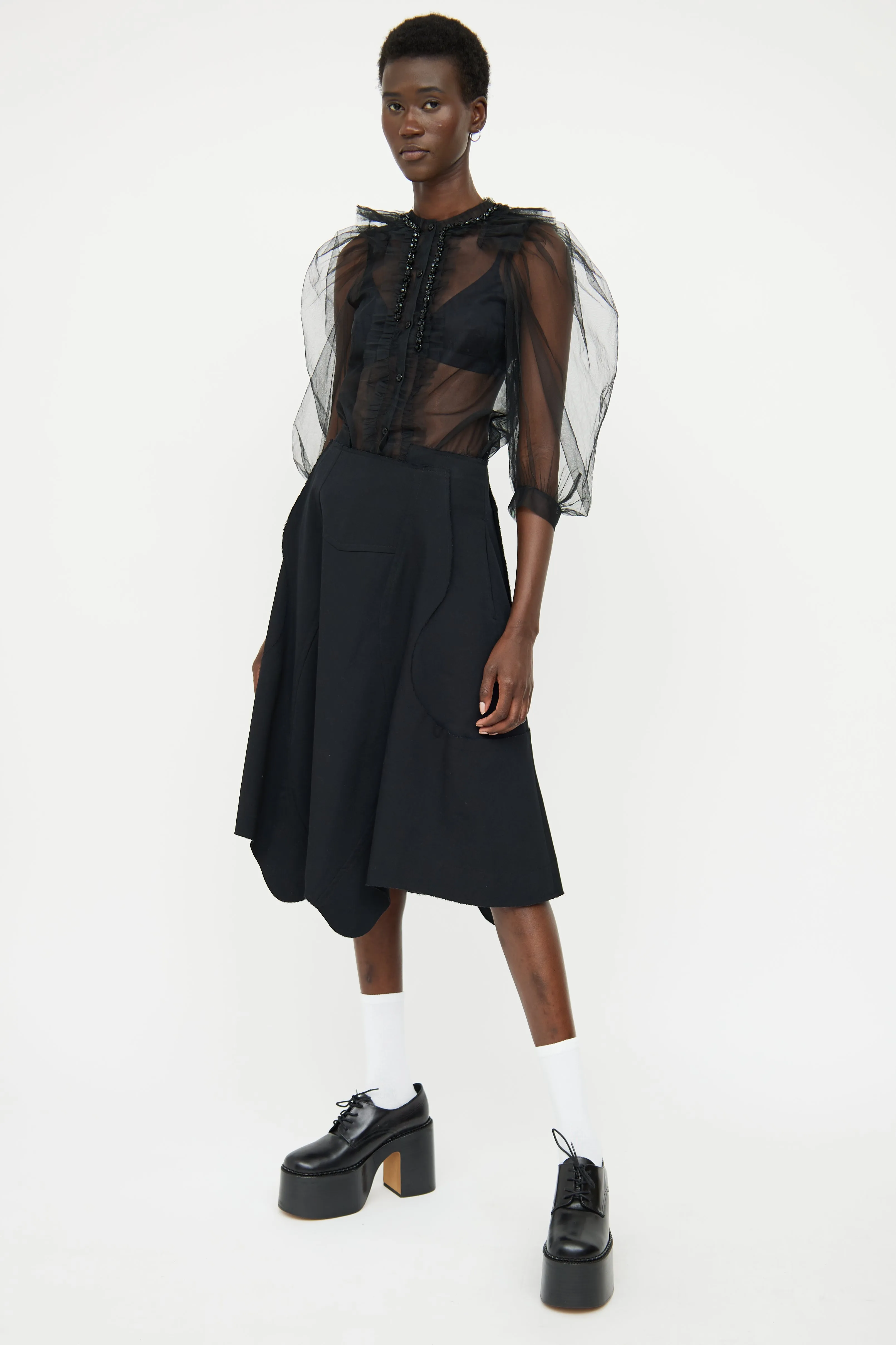 AD2019 Full Raw Edge Skirt