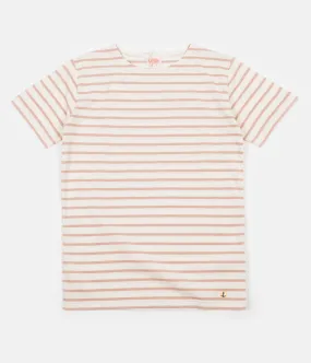 Armor Lux Striped Breton T-Shirt - Nature / Pink Atlas