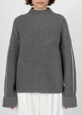 ATM Anthony Thomas Melillo Merino Wool Blend Chunky Rib Sweater