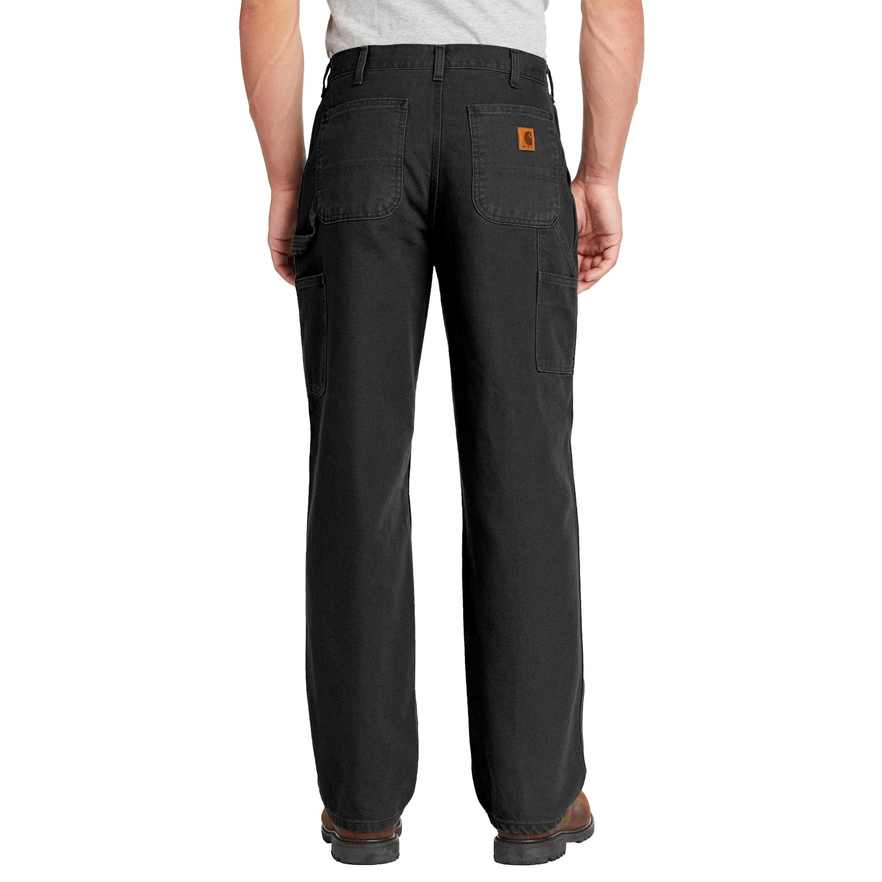 B11 - Men's Washed Duck Work Dungaree - Black