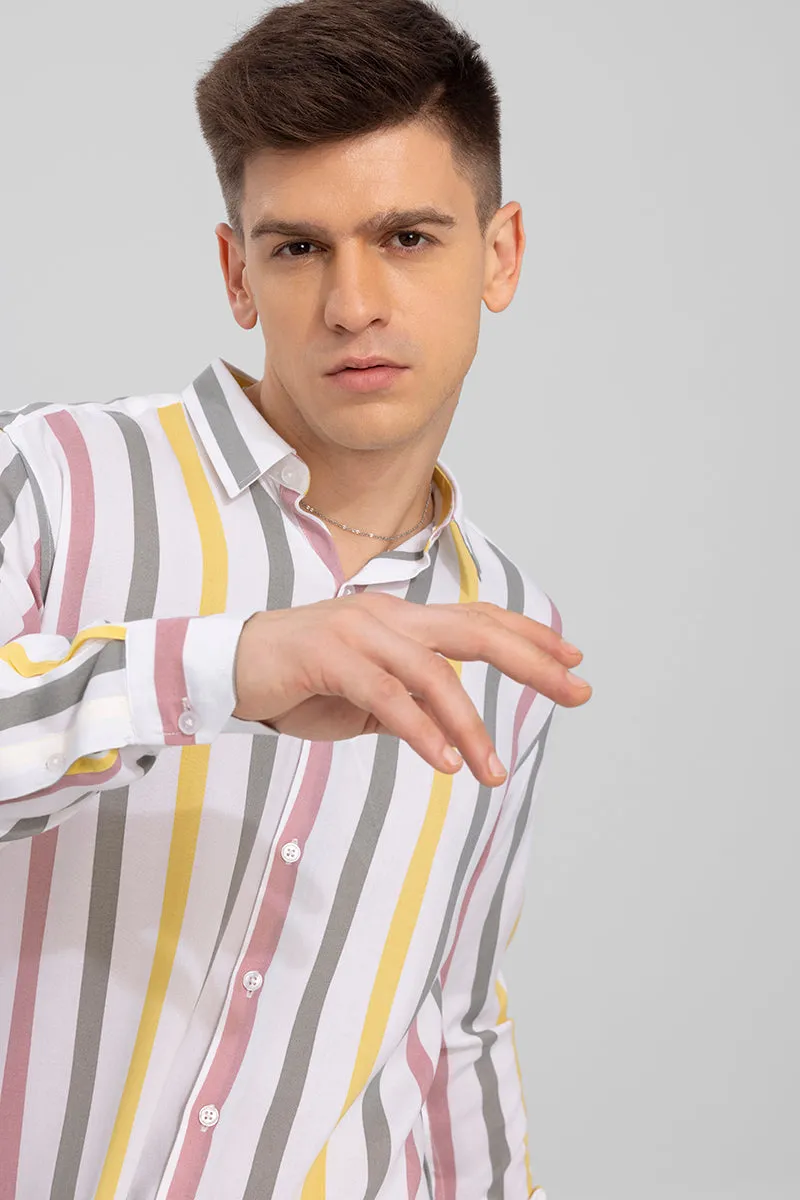 Band Stripe Yellow Shirt