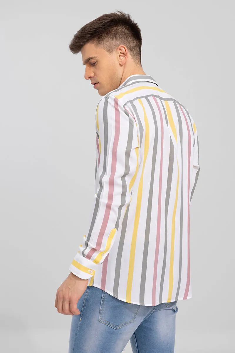 Band Stripe Yellow Shirt