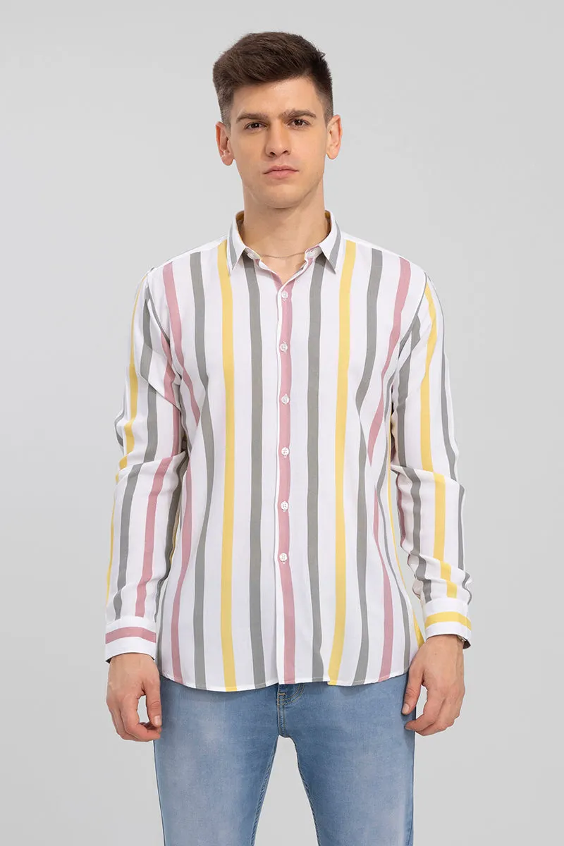 Band Stripe Yellow Shirt