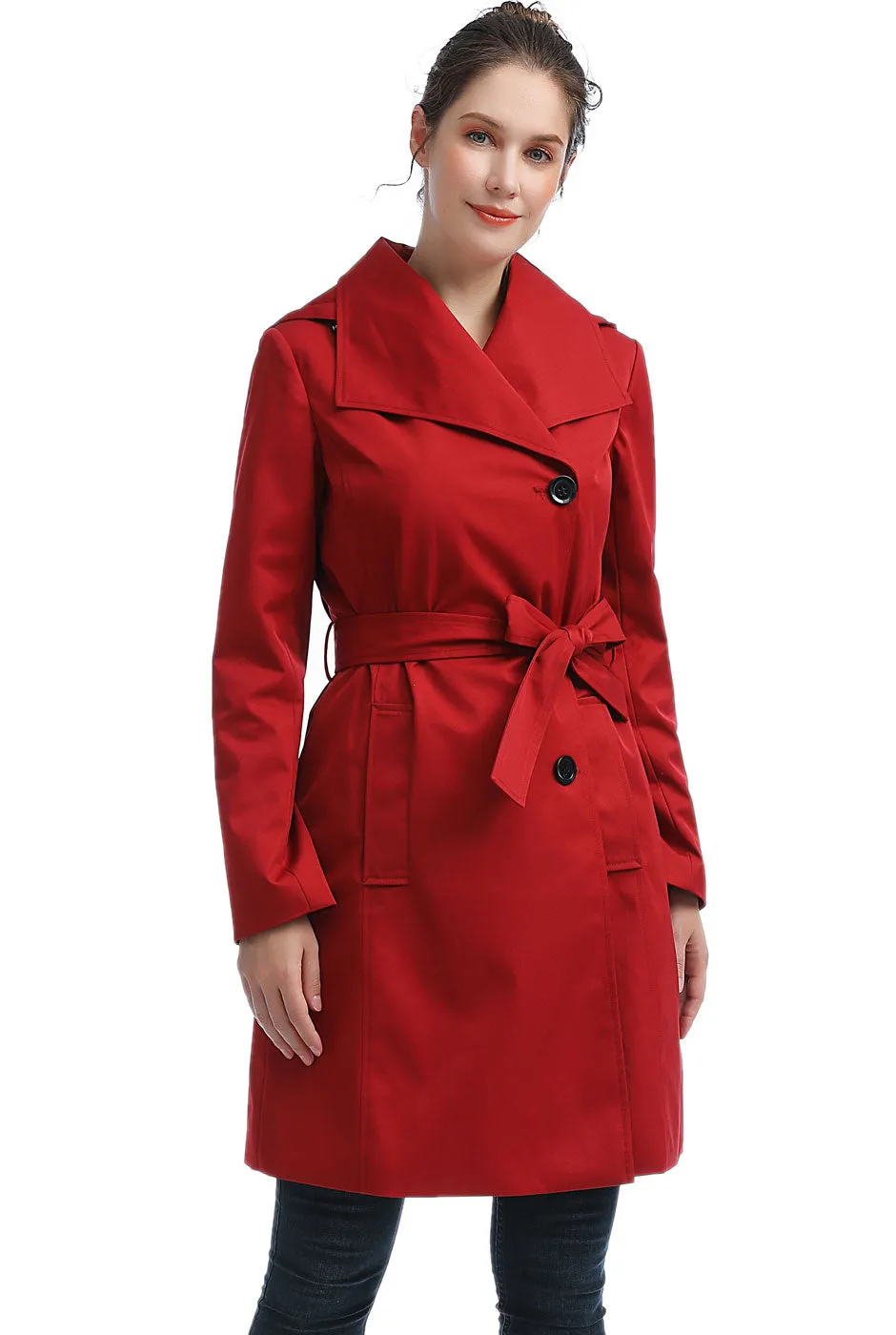 Stylish BGSD Womens Waterproof Hooded Trench Coat Jessie - Ultimate Protection & Elegance