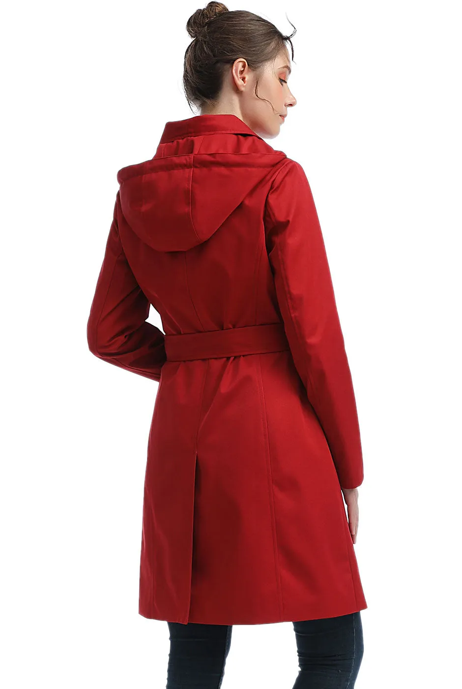 Stylish BGSD Womens Waterproof Hooded Trench Coat Jessie - Ultimate Protection & Elegance