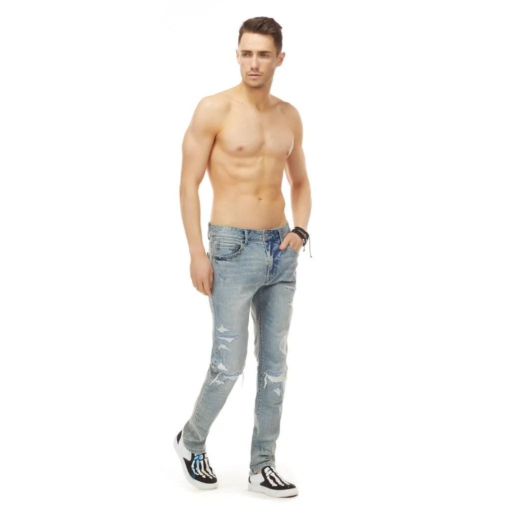 Bleunoir Antique Stud Jeans - Henry Blue