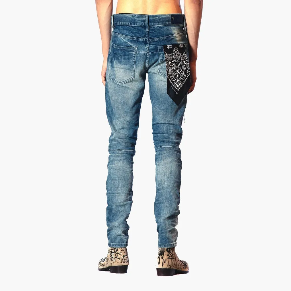 Bleunoir Distressed Jeans - Cordial Blue