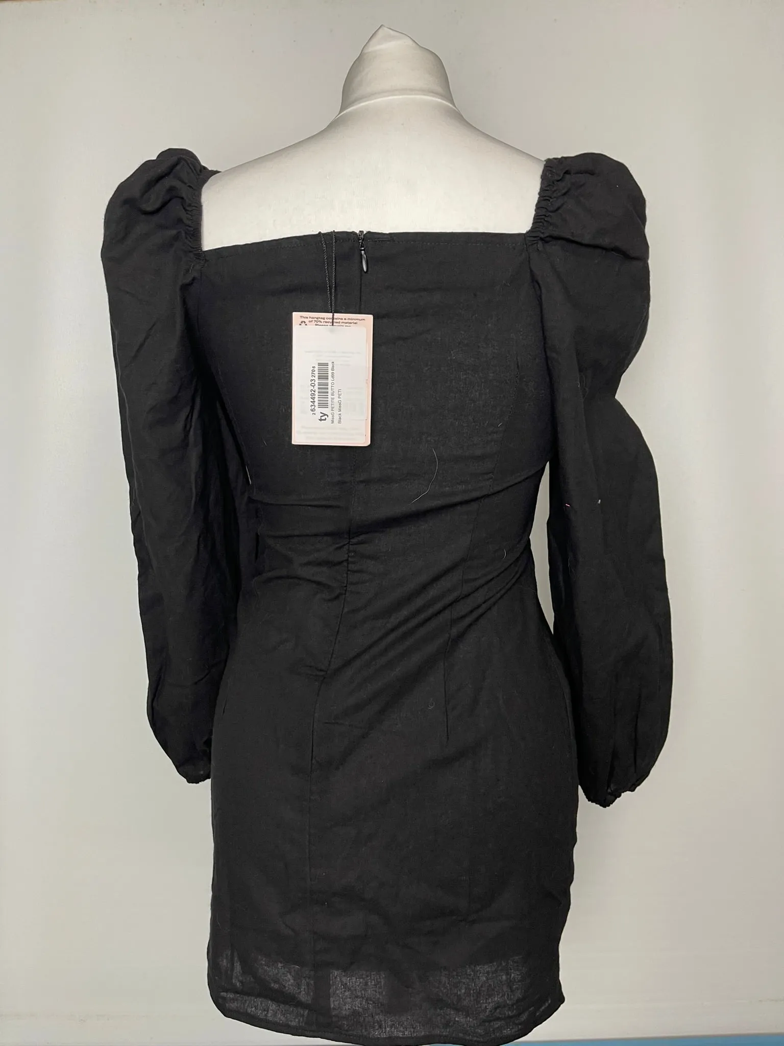 BNWT Missguided Black Petite Dress Size 6
