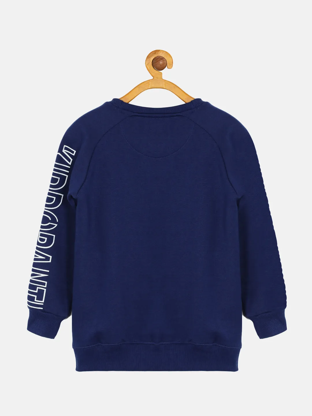 Boys "Kiddopanti" Print Round Neck sweatshirt