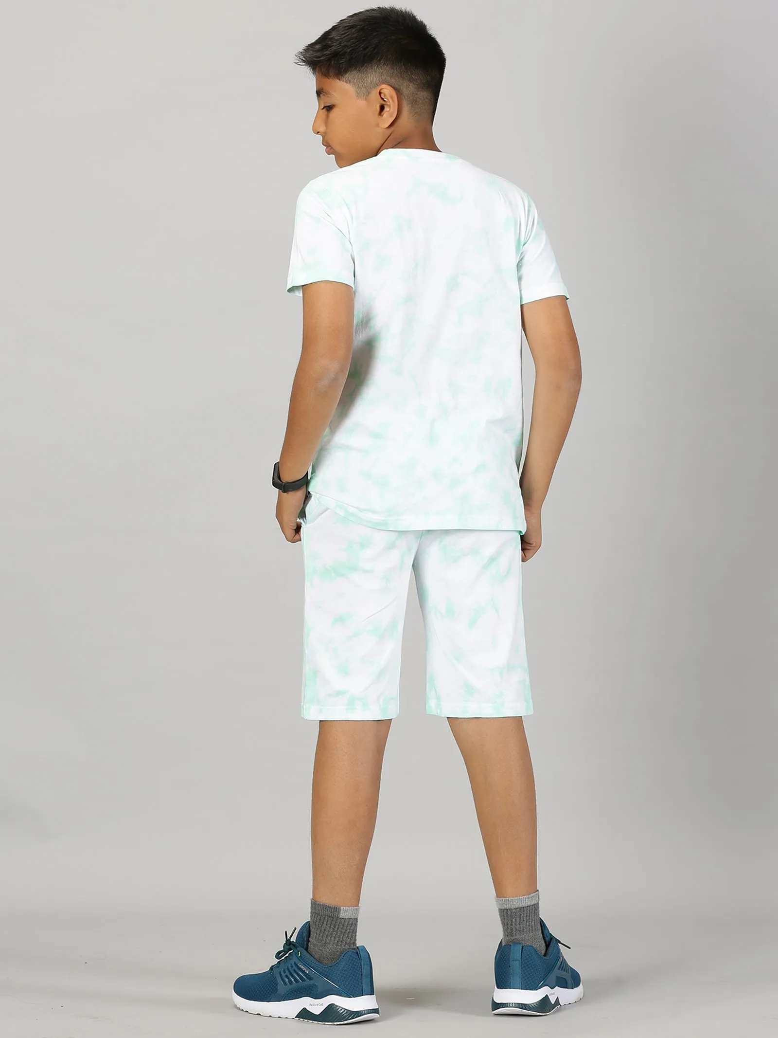 Boys Tie & Dye Tee & Shorts Set