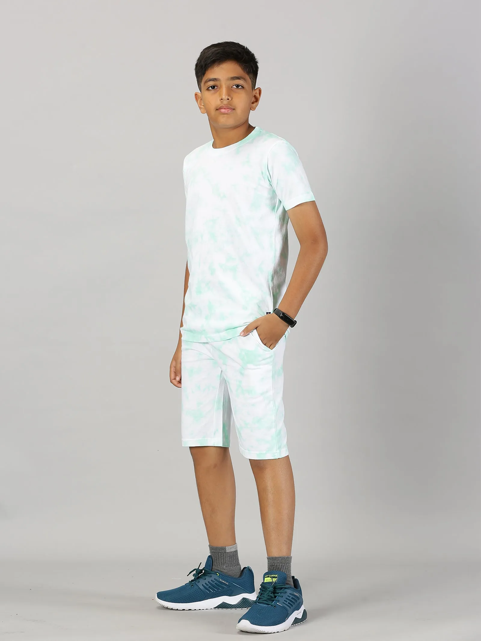 Boys Tie & Dye Tee & Shorts Set