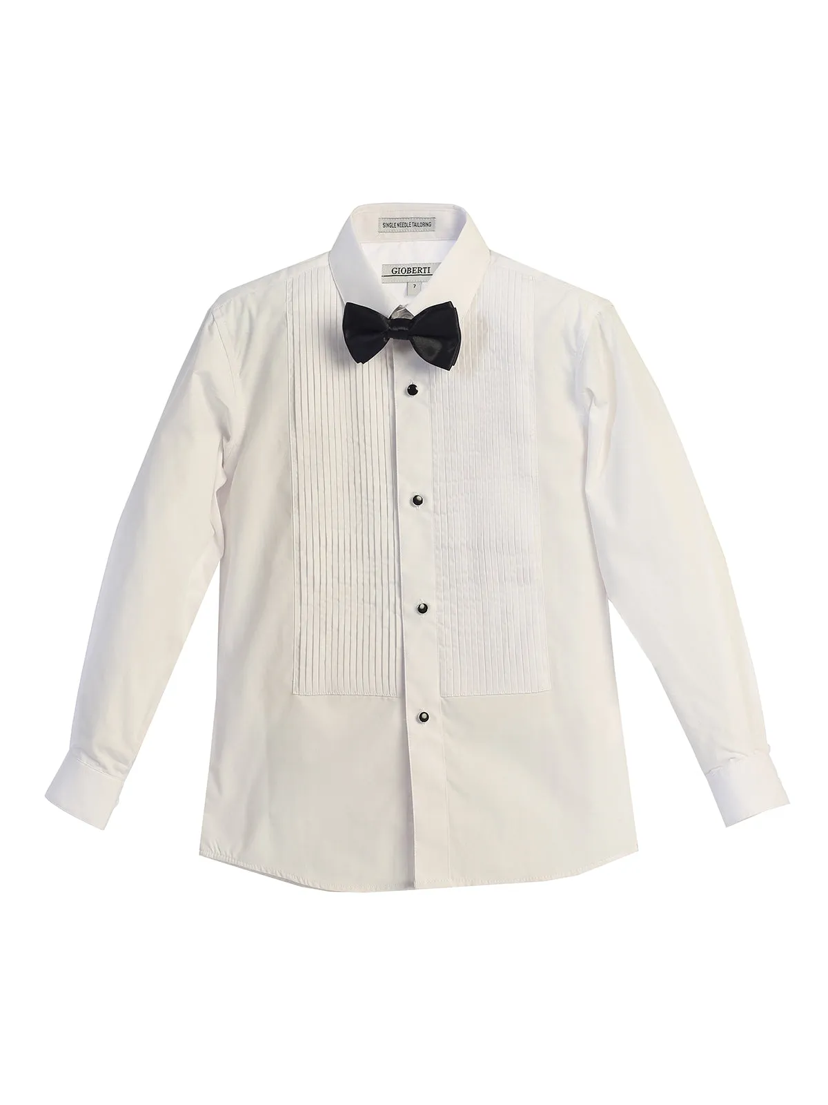 Boy's Tuxedo Shirt Set