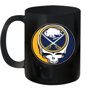 Buffalo Sabres Grateful Dead Steal Your Face Hockey NHL Ceramic Mug 11oz