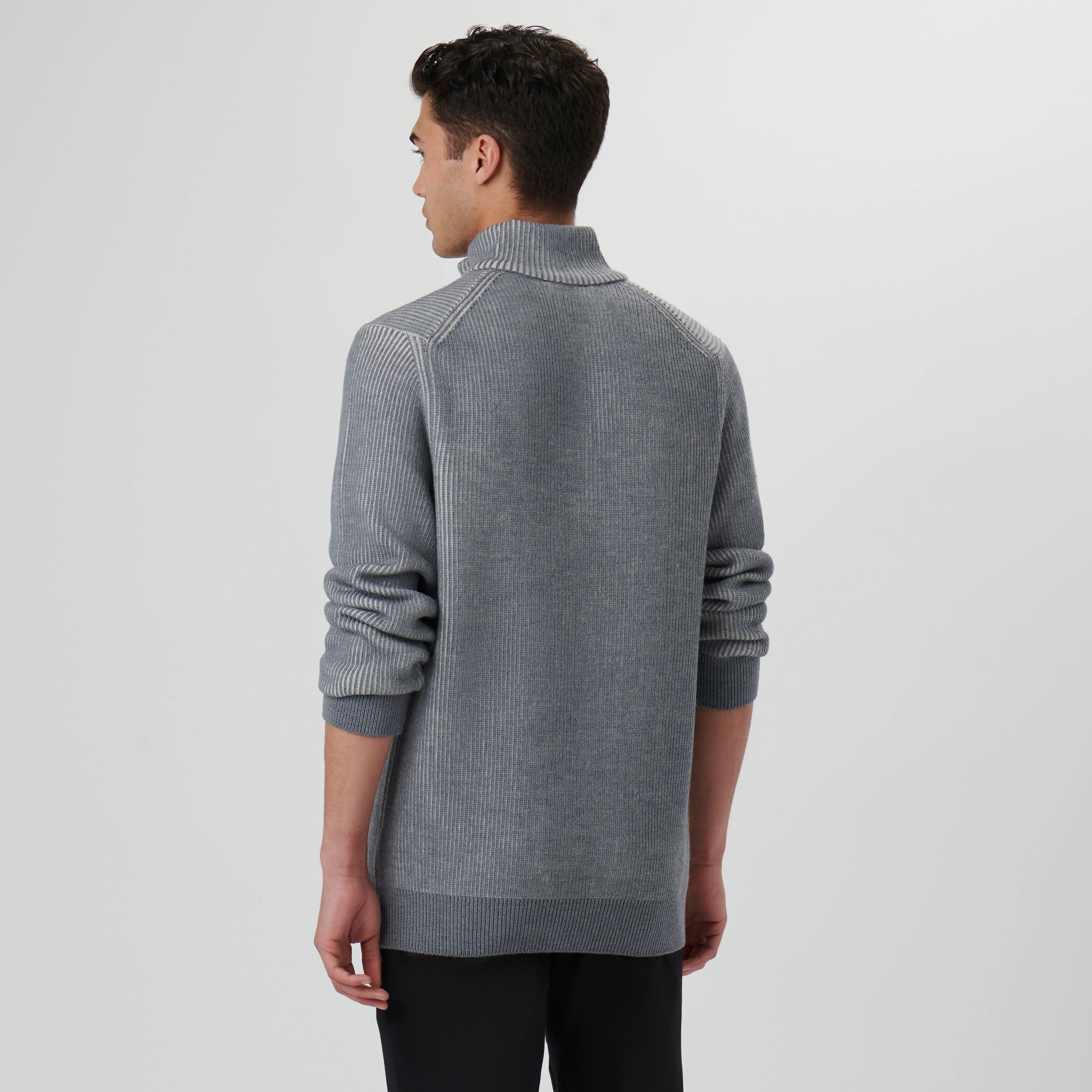 Cable Knit Quarter Zip Sweater