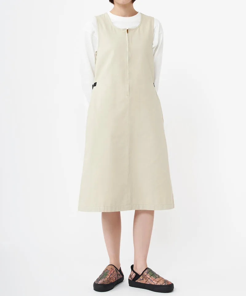 Canvas Mid-Length Dress