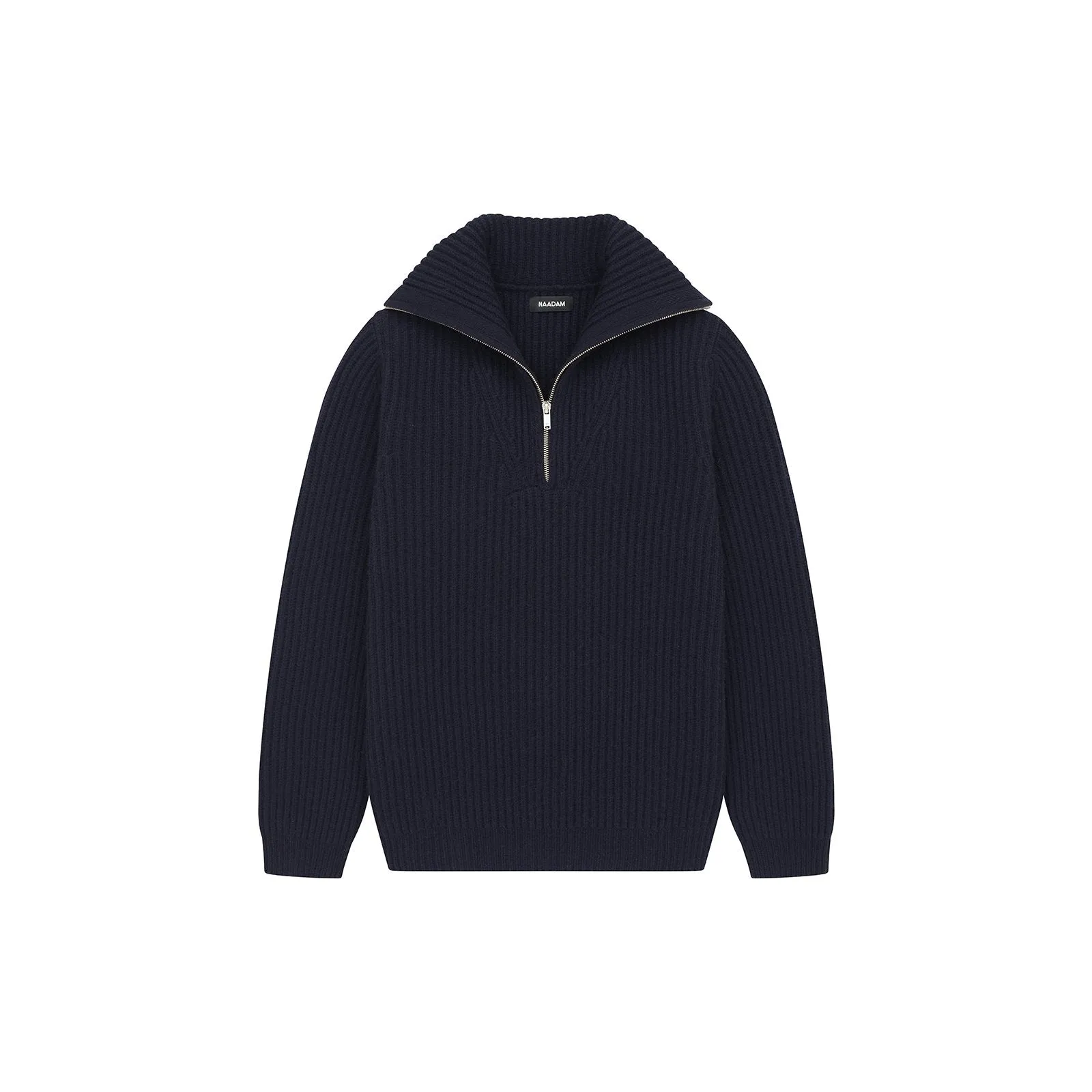 Cashmino Premium Quality Quarter-Zip Sweater in English