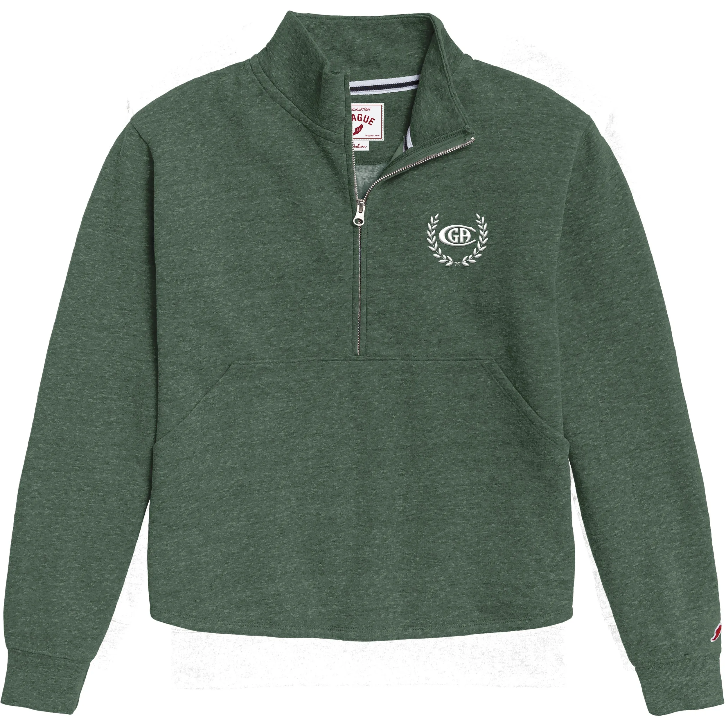 CGA Victory Springs 1/2 Zip Pullover - Hunter Green
