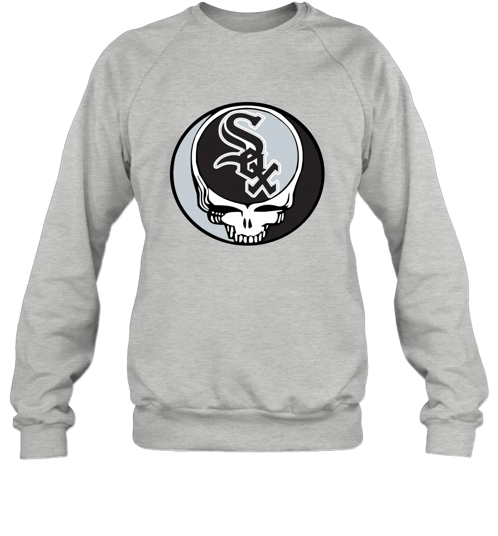Chicago White Sox Grateful Dead Steal Your Face Baseball Adult Sweatshirt
