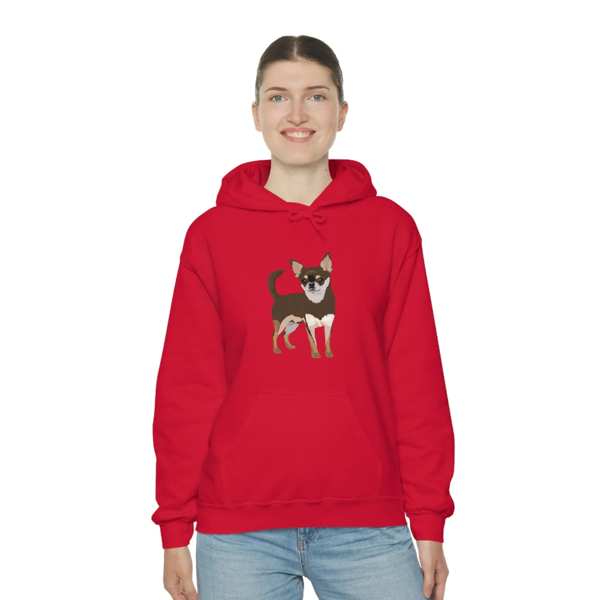 Chihuahua Unisex Heavy Blend Hooded Sweatshirt, Cotton/Polyester, S- 5XL, 13 Colors, Free Shipping, Made In Usa!!