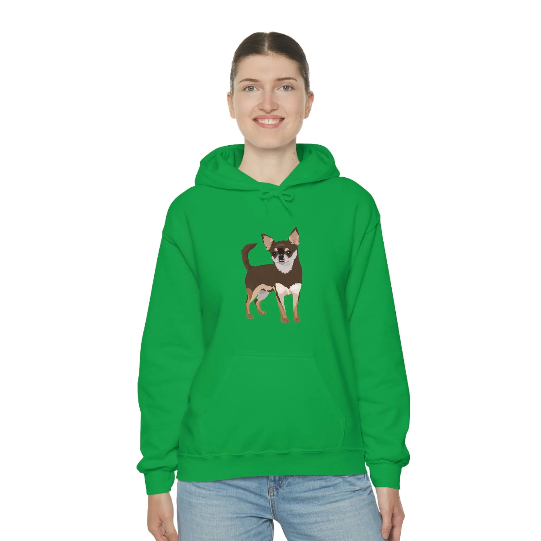 Chihuahua Unisex Heavy Blend Hooded Sweatshirt, Cotton/Polyester, S- 5XL, 13 Colors, Free Shipping, Made In Usa!!