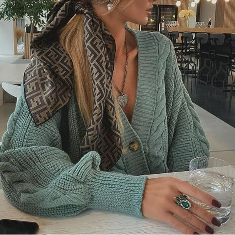 Chunky Knit Sweater and Pants Set Two Piece Loungewear Pajama Co ord