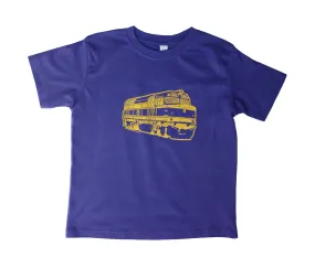 Commuter Rail Purple Locomotive T-Shirt (Toddler/Youth)