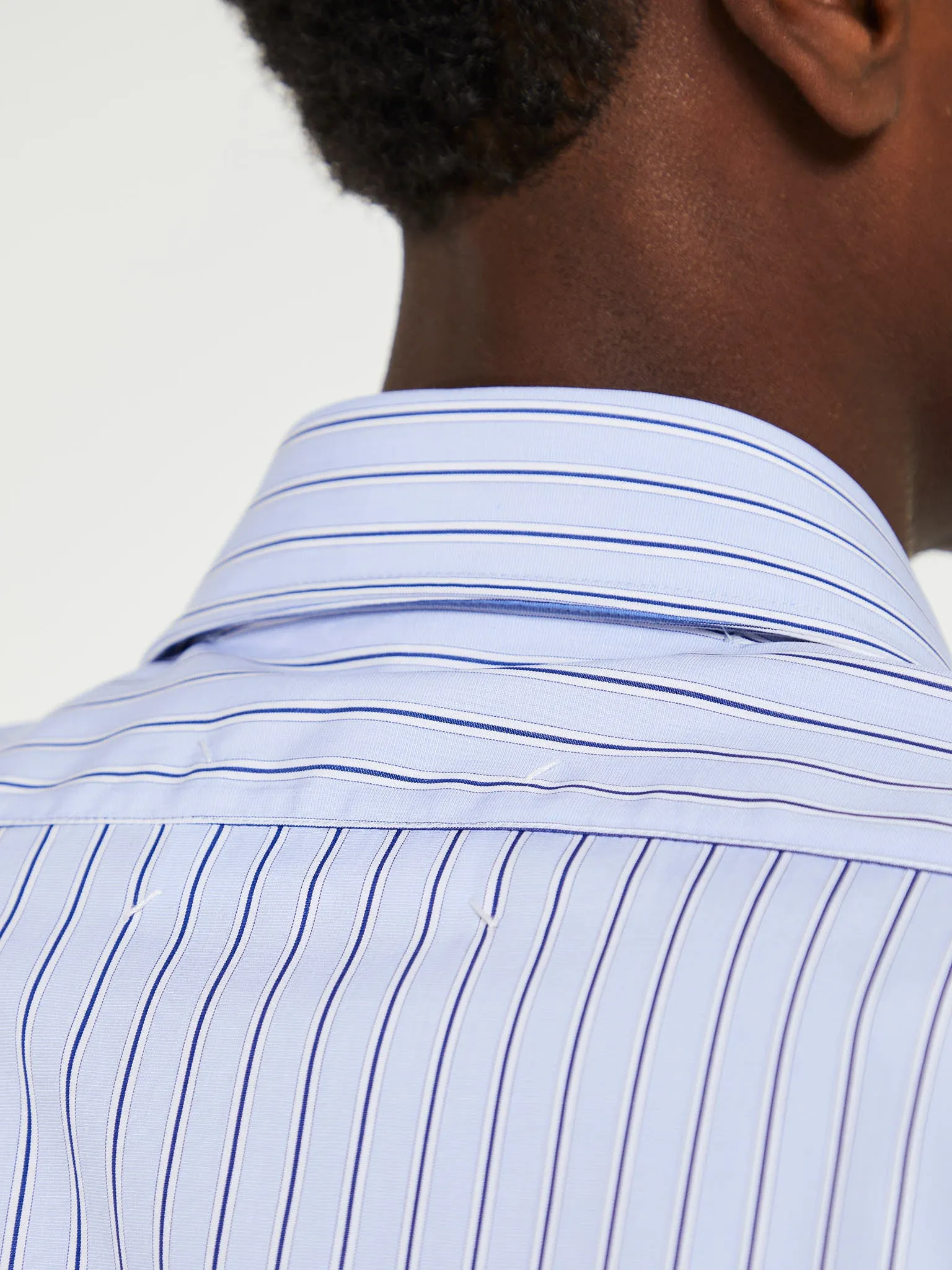 Cotton Poplin Shirt in Light Blue
