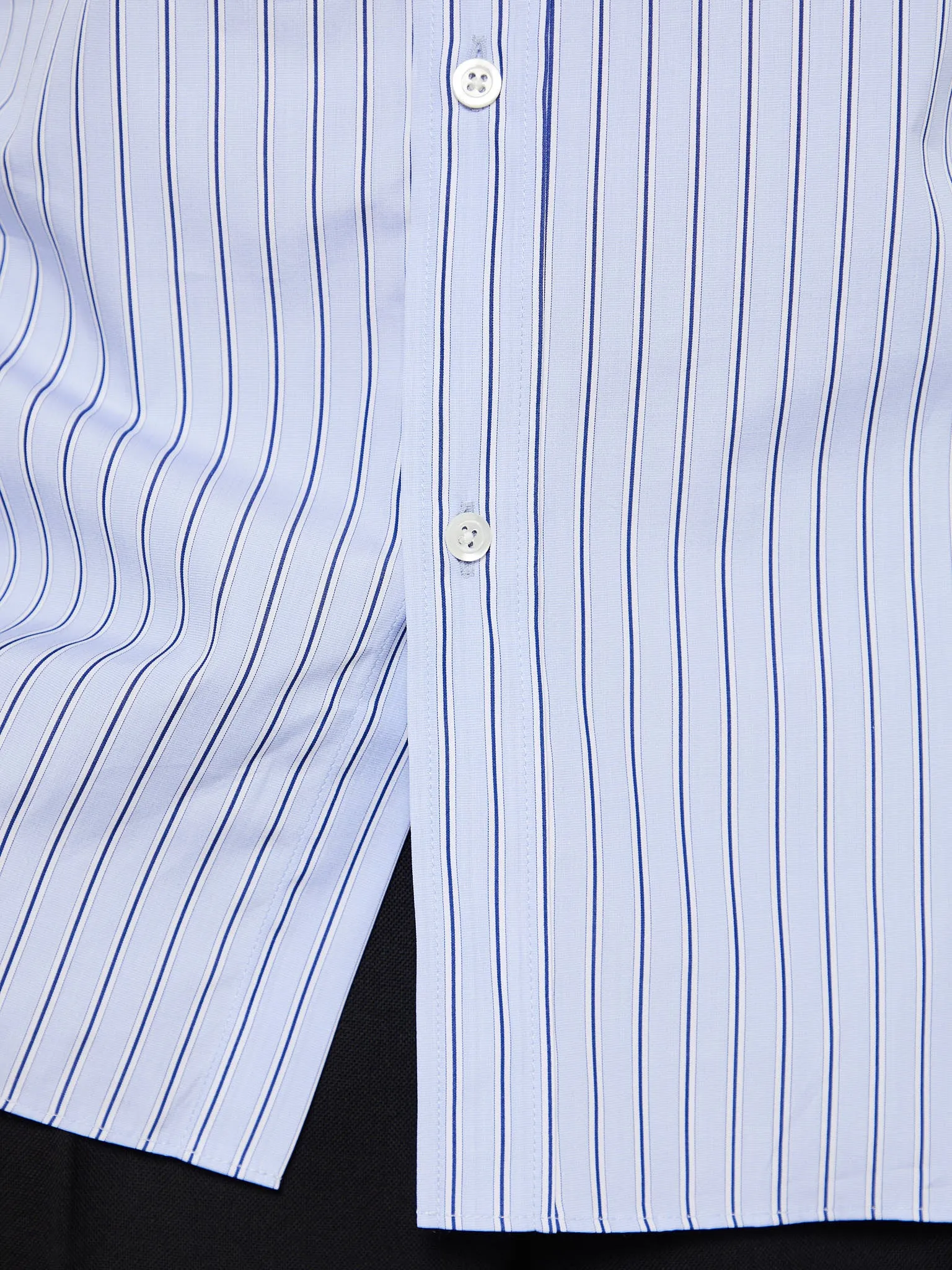Cotton Poplin Shirt in Light Blue