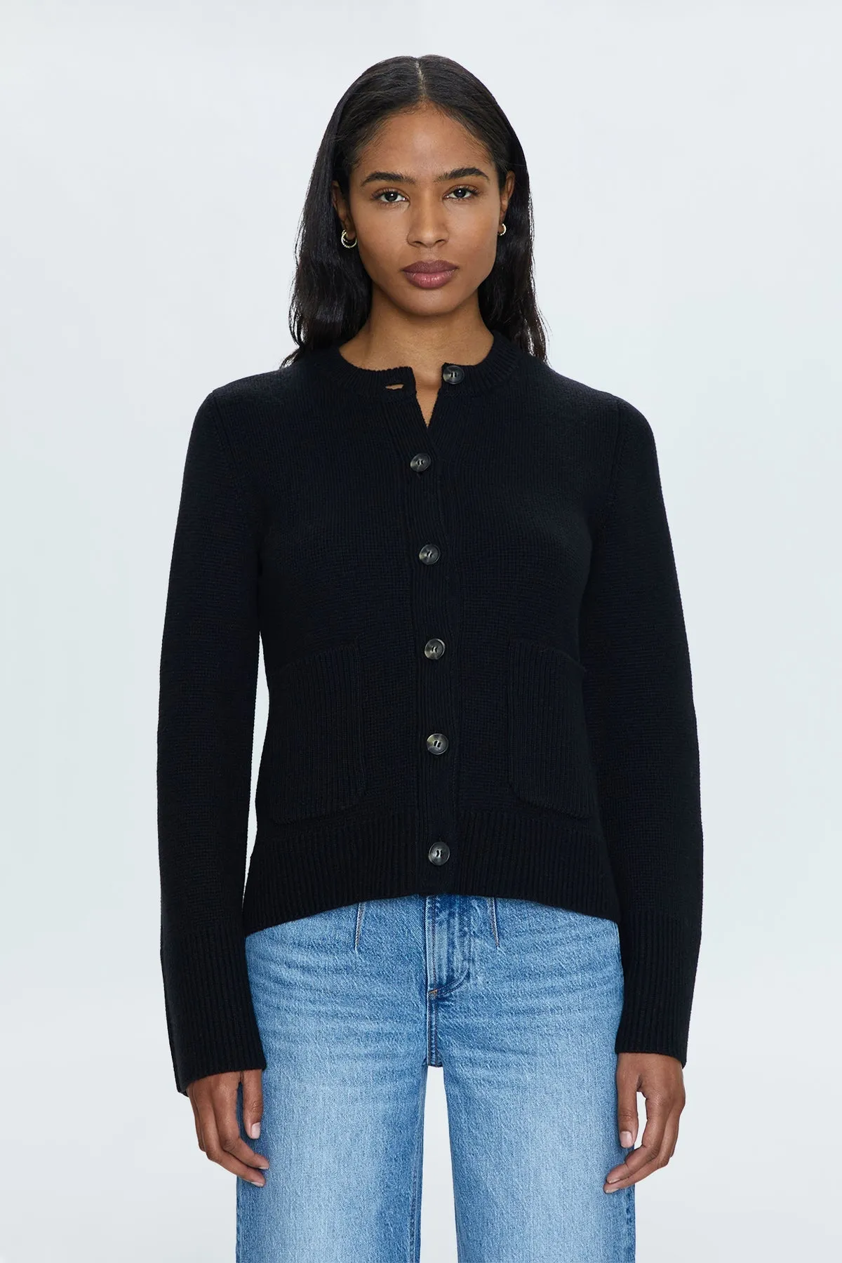 Dani in Noir Cardigan by Pistola