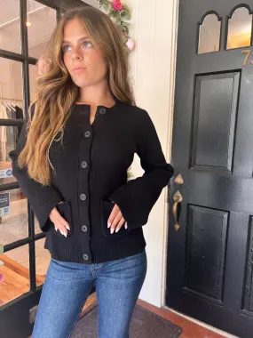 Dani in Noir Cardigan by Pistola