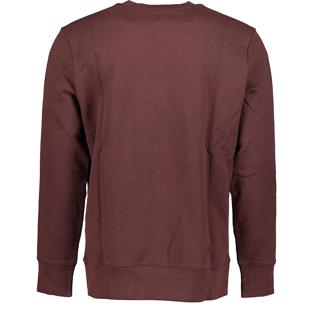 Diagonal Fleece Logo Sweatshirt