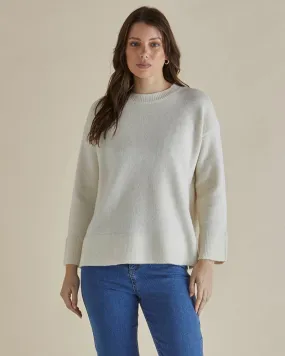 Edith Knit Jumper - Cream