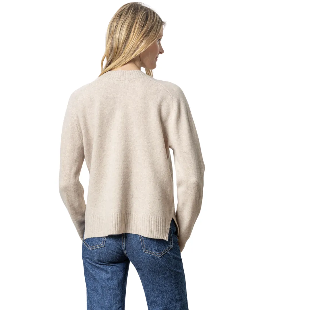 Felted Easy V-Neck Sweater