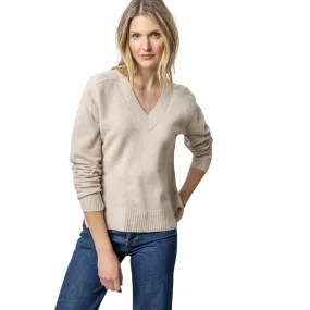 Felted Easy V-Neck Sweater