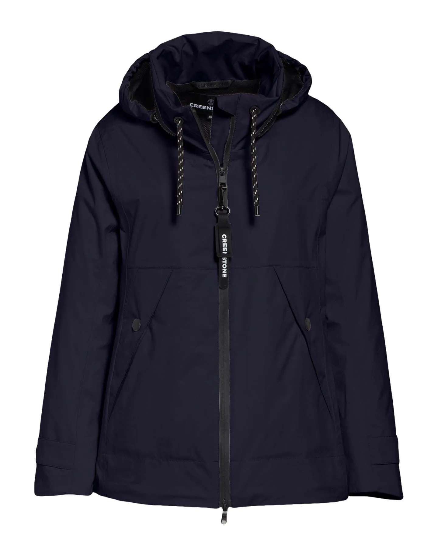 Foldaway Hood Short Rain Jacket