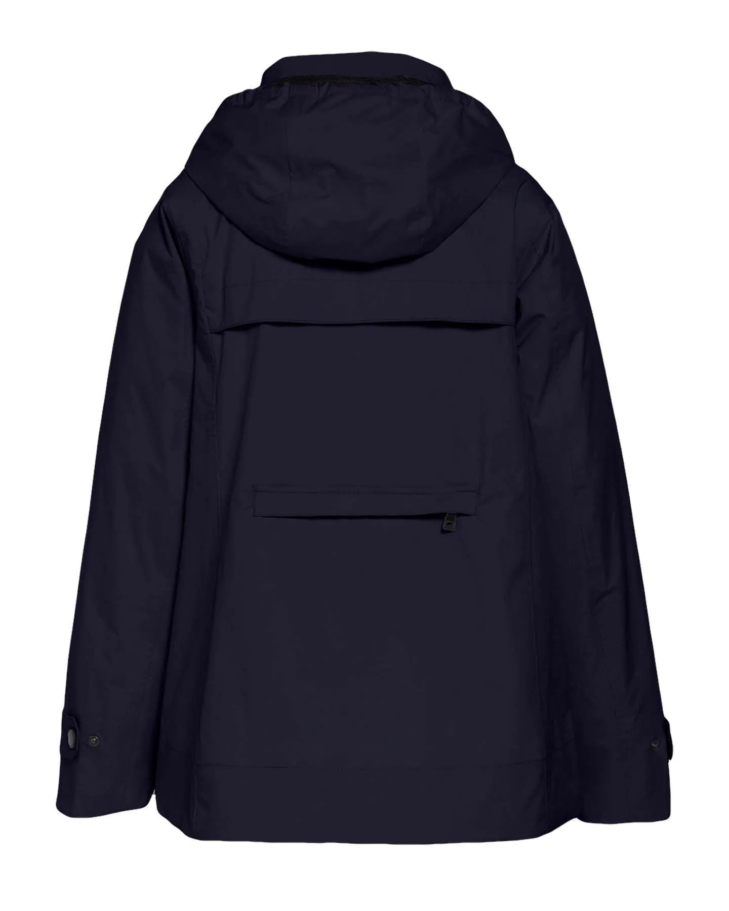 Foldaway Hood Short Rain Jacket