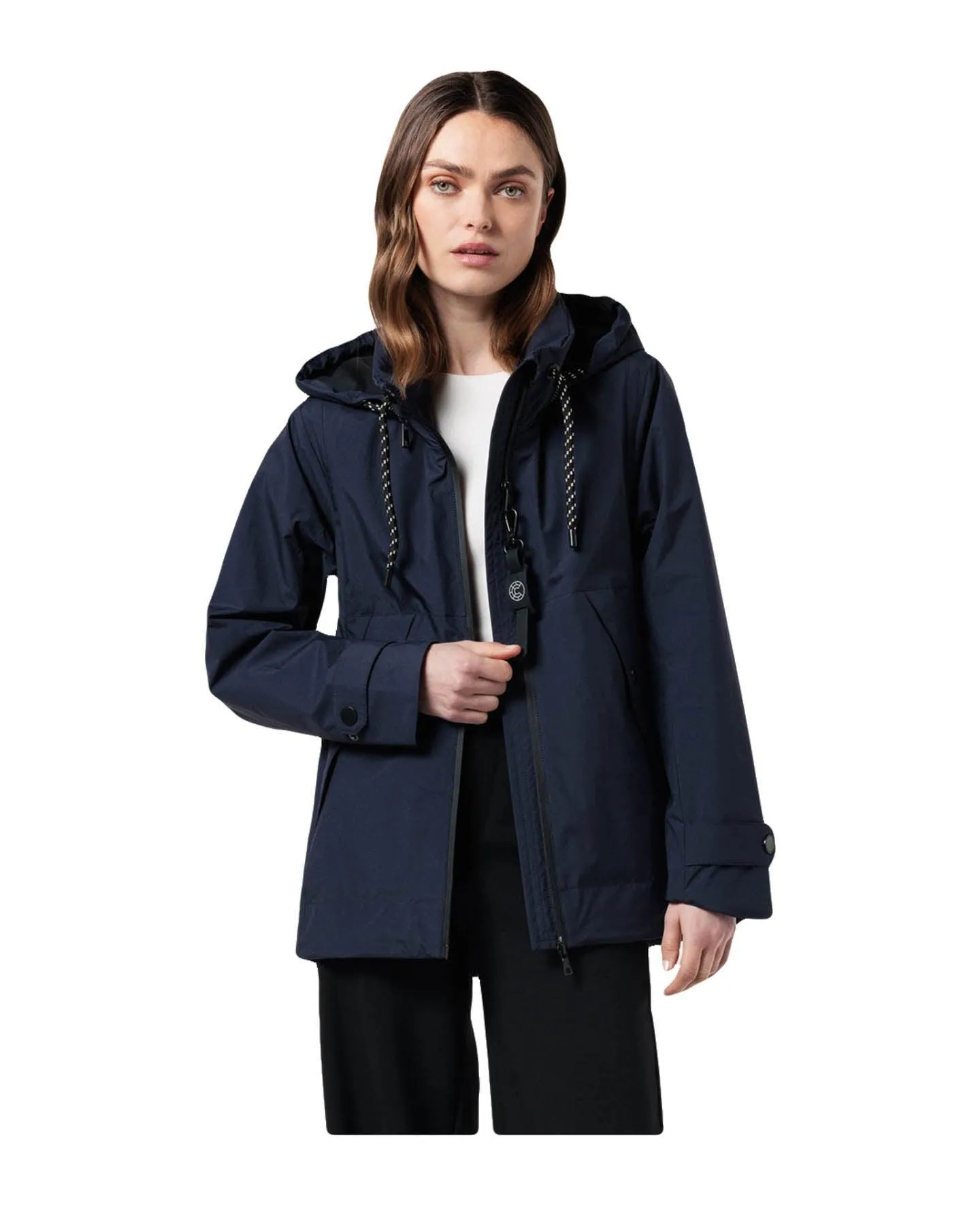 Foldaway Hood Short Rain Jacket