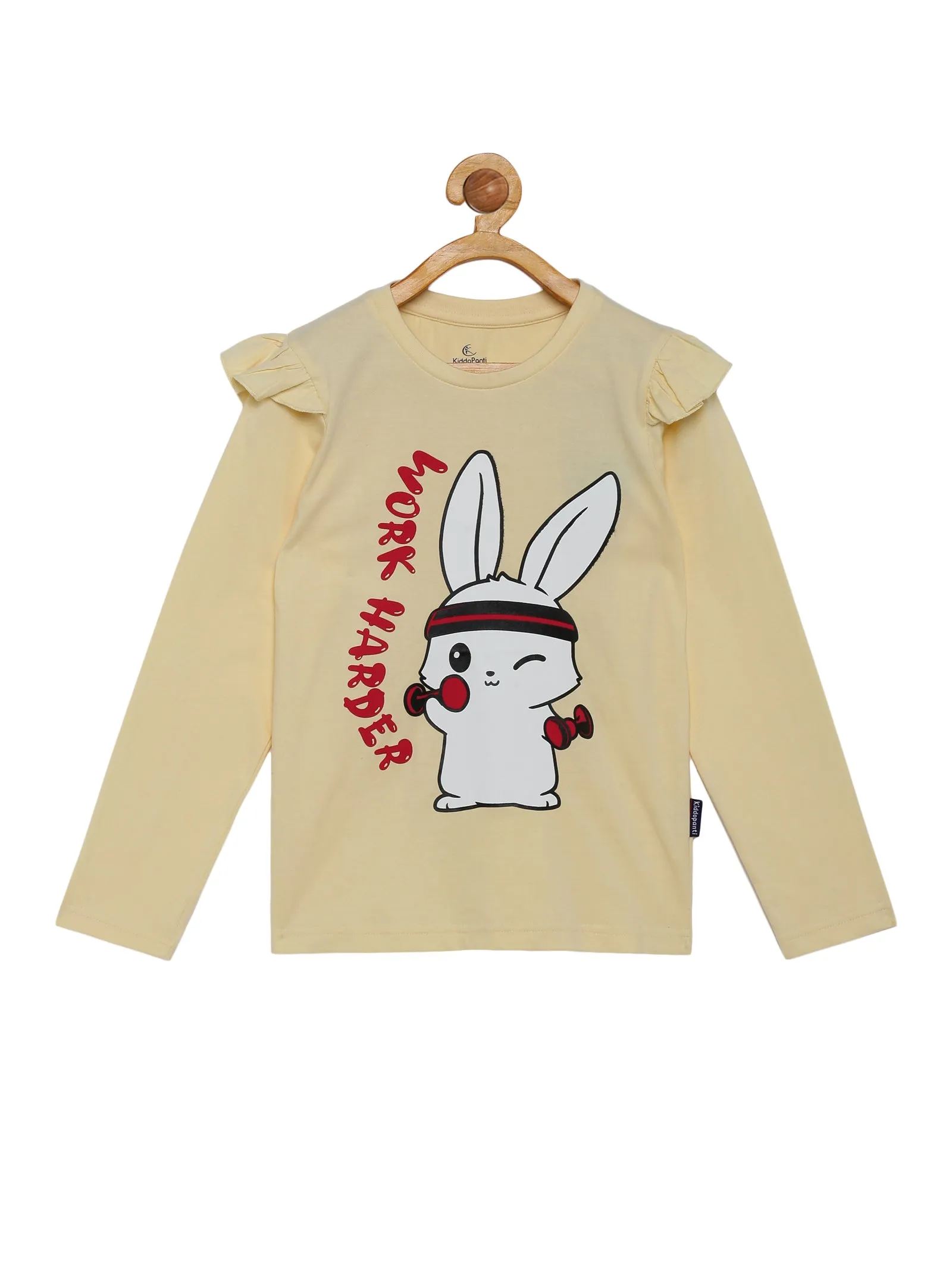 Girl's Printed Tee & Solid Legging Set