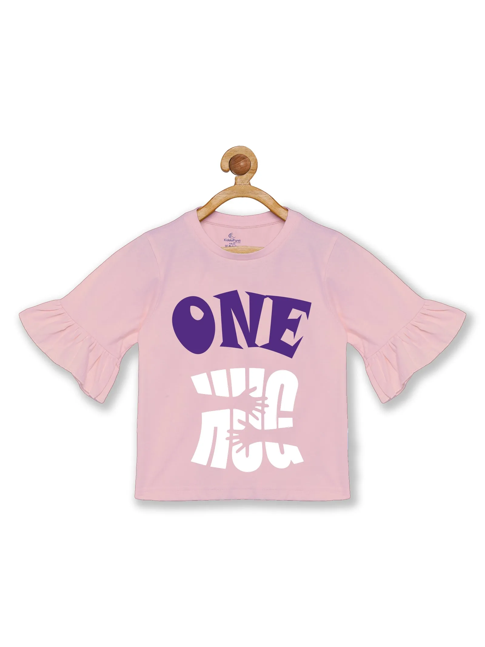 Girl's Printed Tee & Solid Legging Set