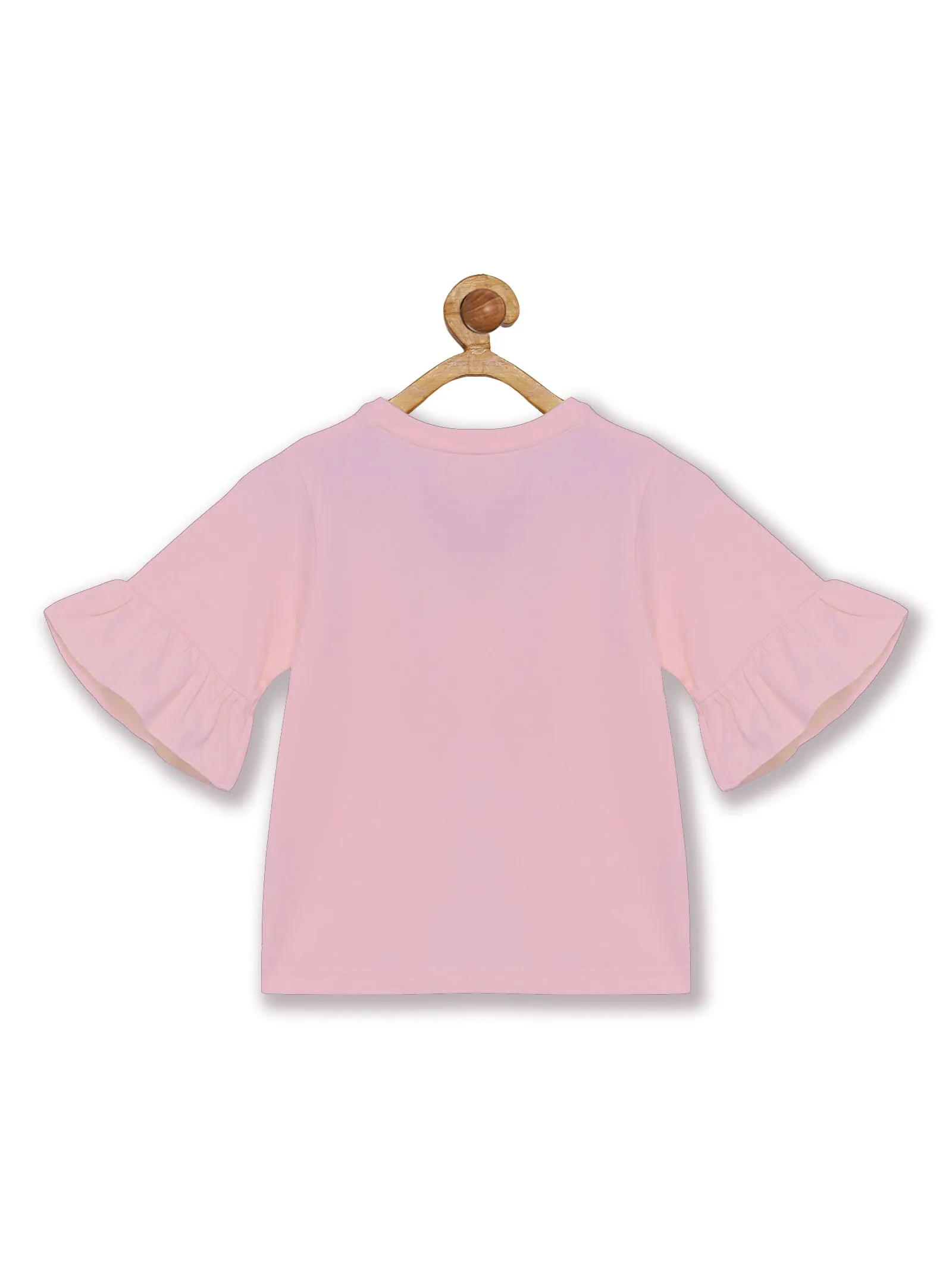 Girl's Printed Tee & Solid Legging Set