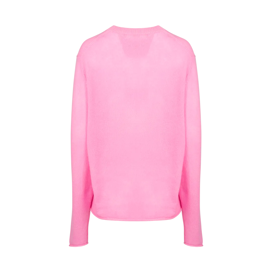 Heart Tie-Dye Cashmere Sweater