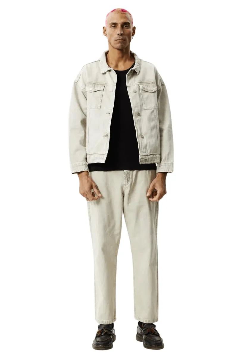 Innie Unisex Organic Denim Jacket - Faded Cement