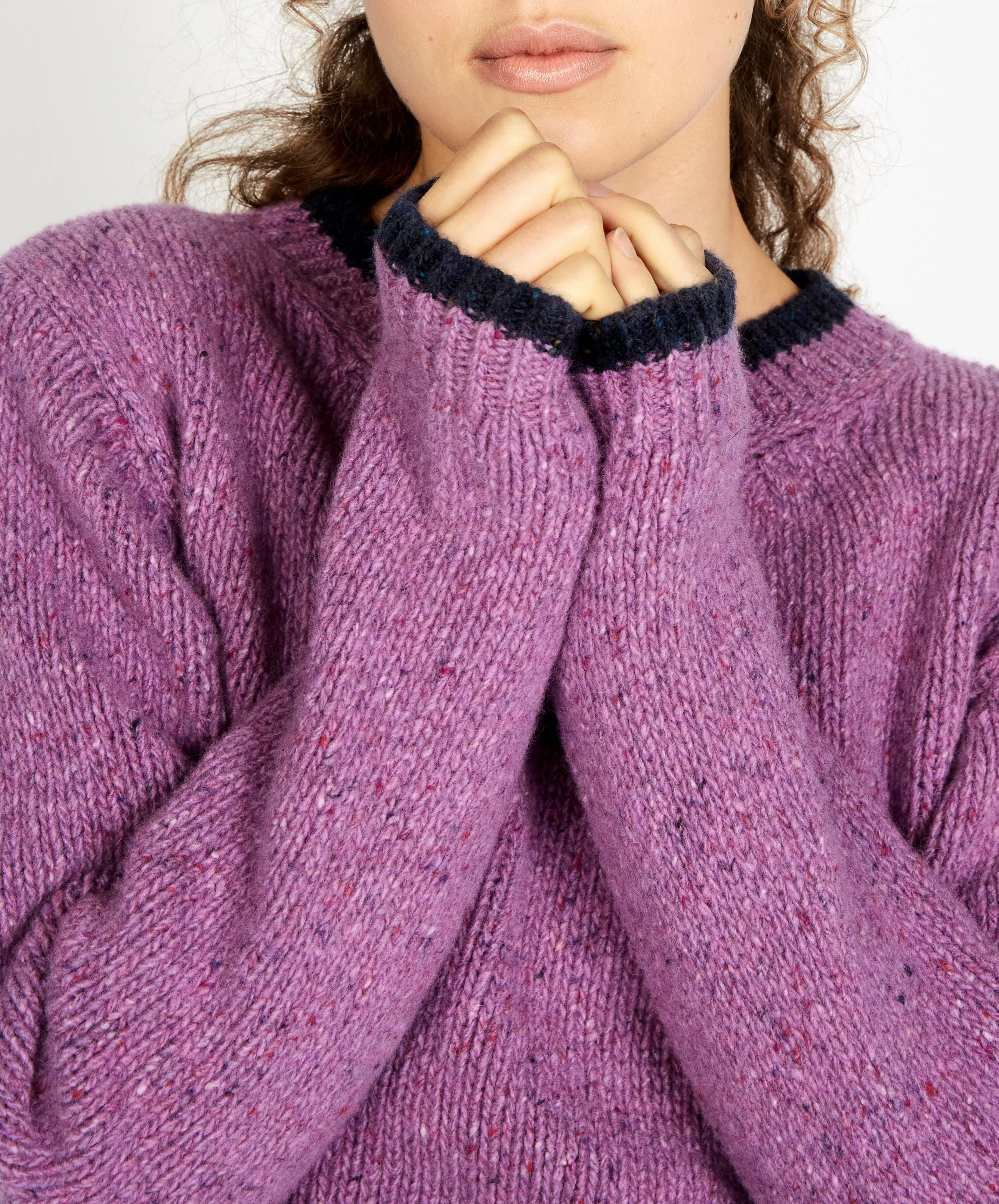 Irish - Slaney Crew Neck - Bubblegum