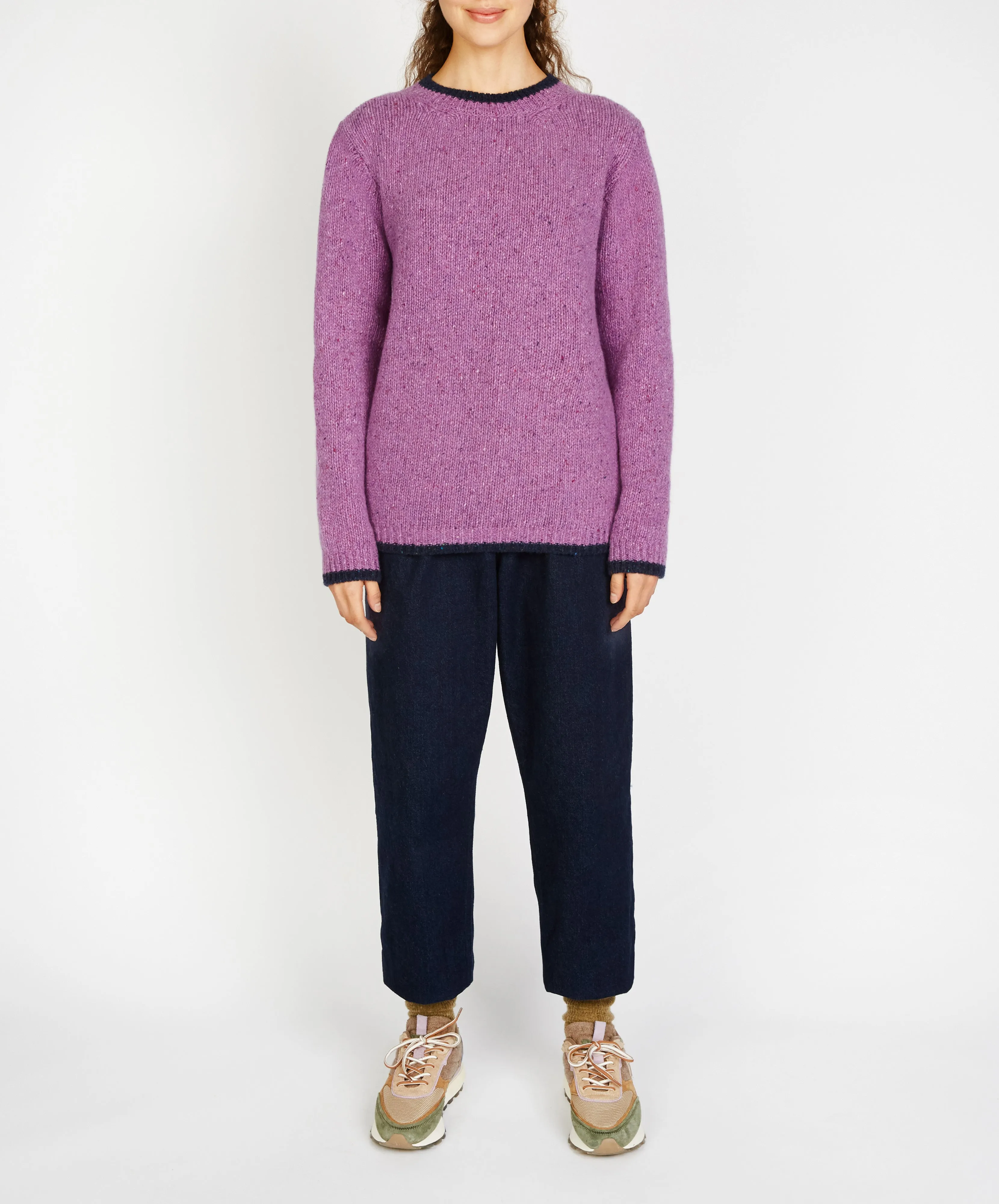 Irish - Slaney Crew Neck - Bubblegum