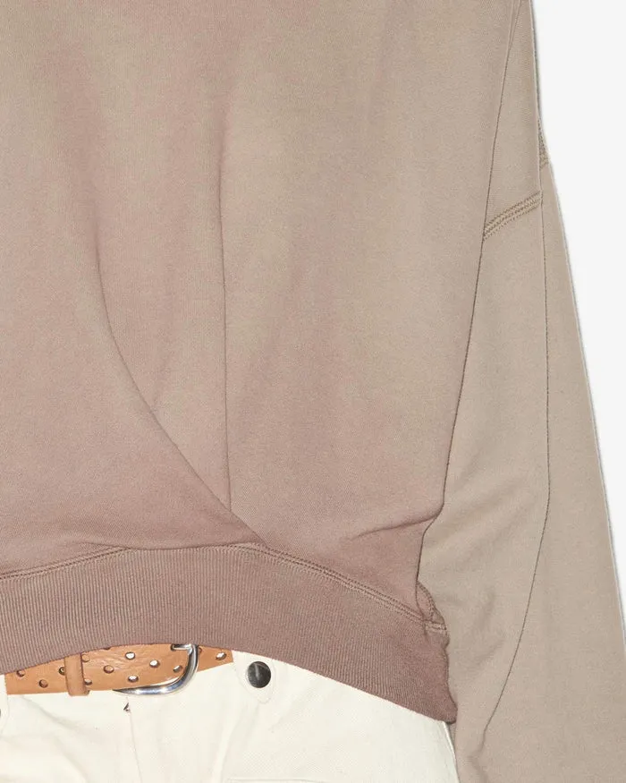 Isabel Marant Sauria Sweatshirt in Light Khaki