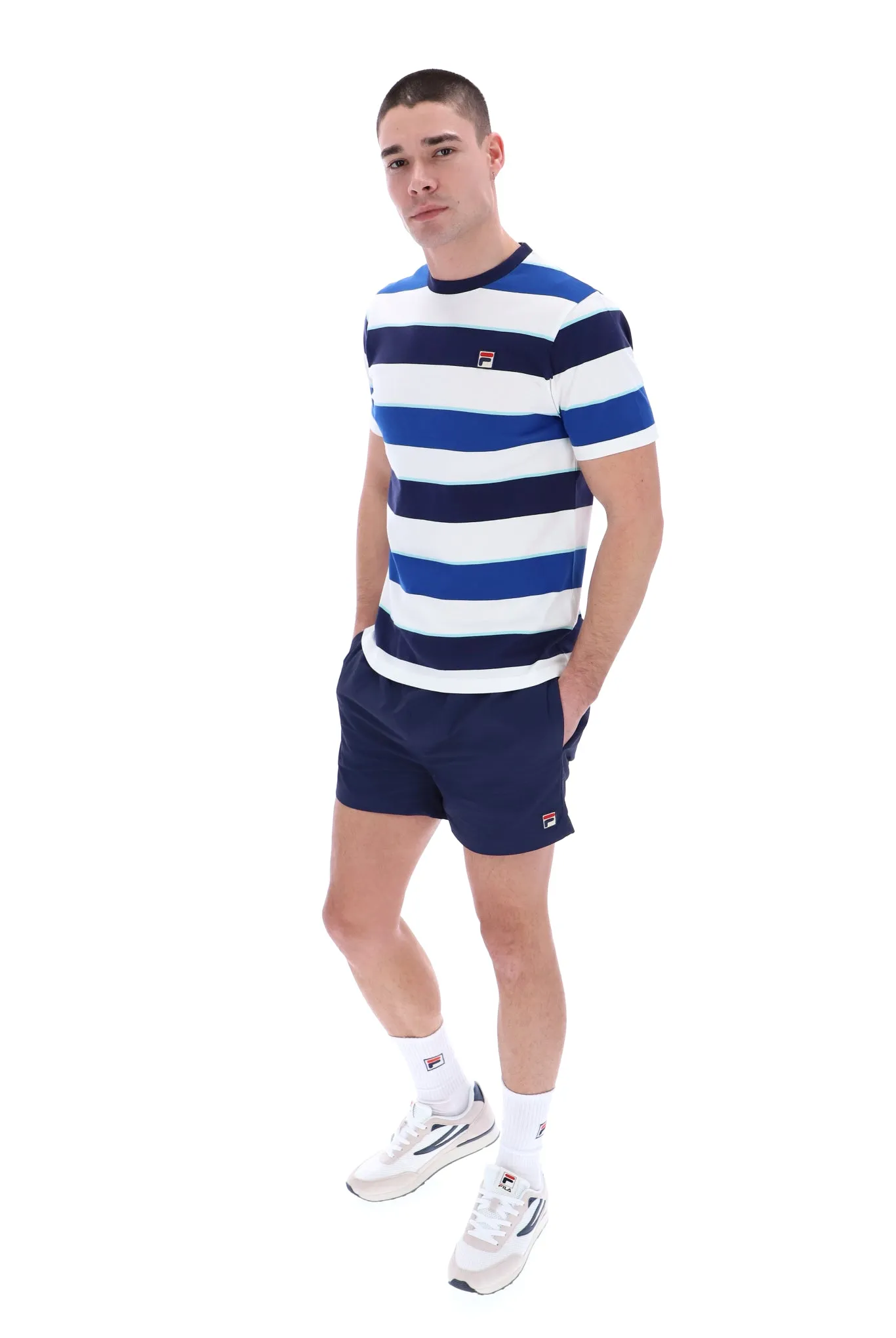 Jaxon Yarn Dye Striped T-Shirt